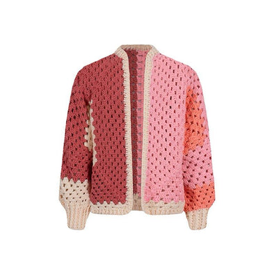 Hand Crochet Rose Cardigan - Kids