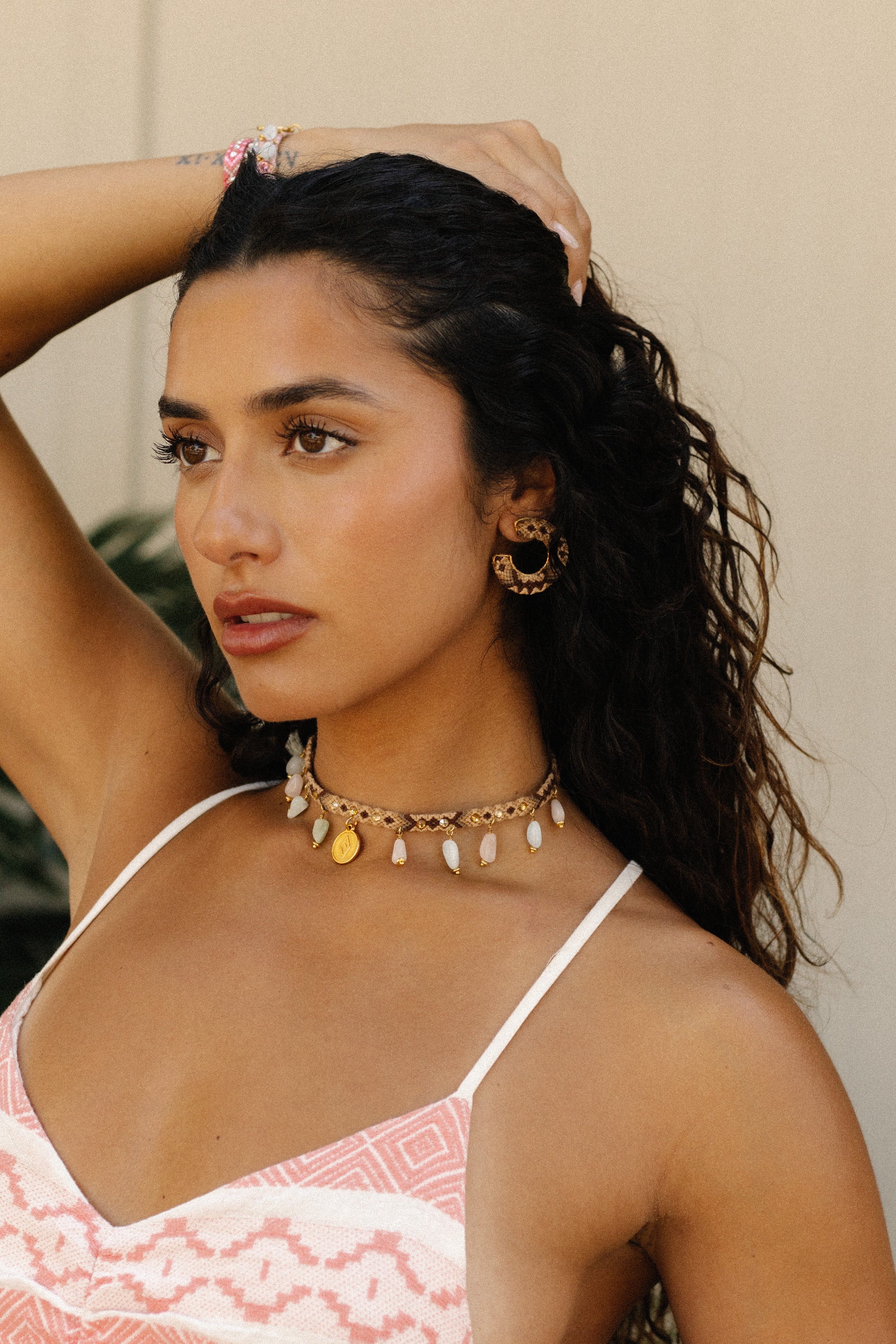 Wayuu Jolotsü  Earrings | Camel