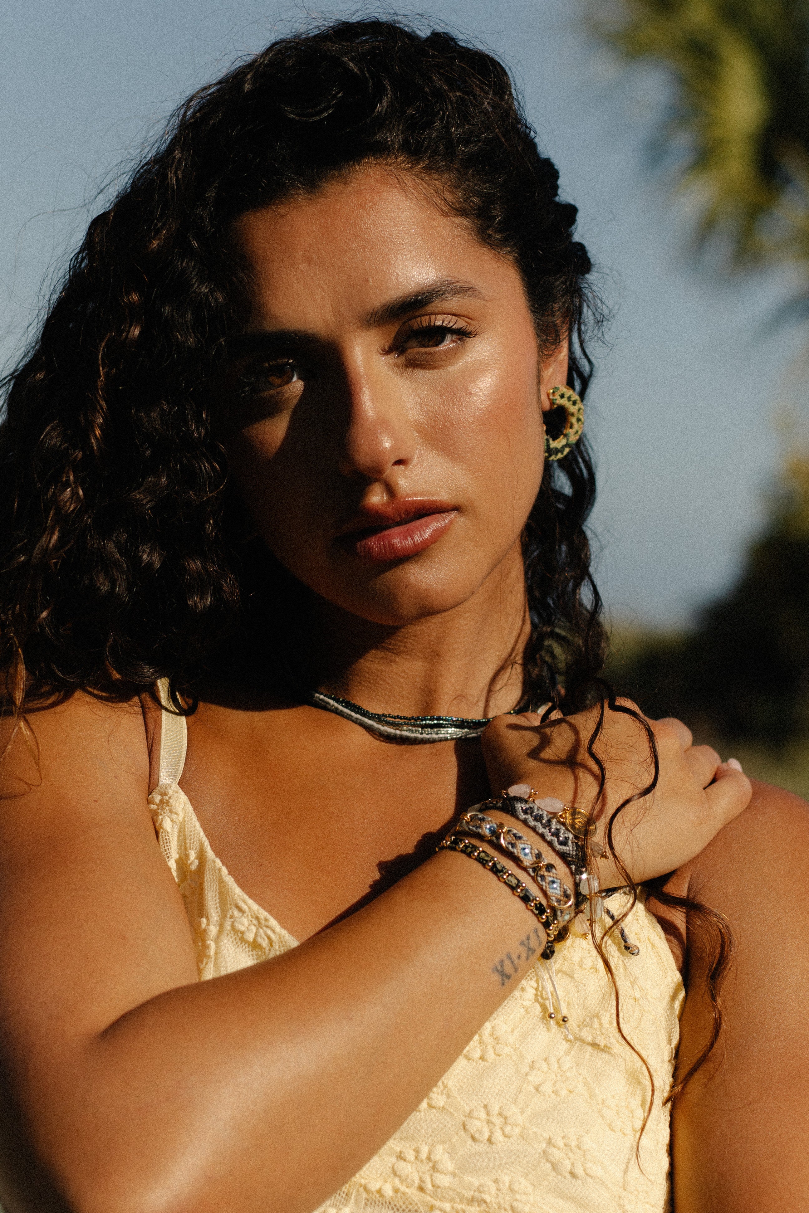 Miyuki Bracelet - Black Gold