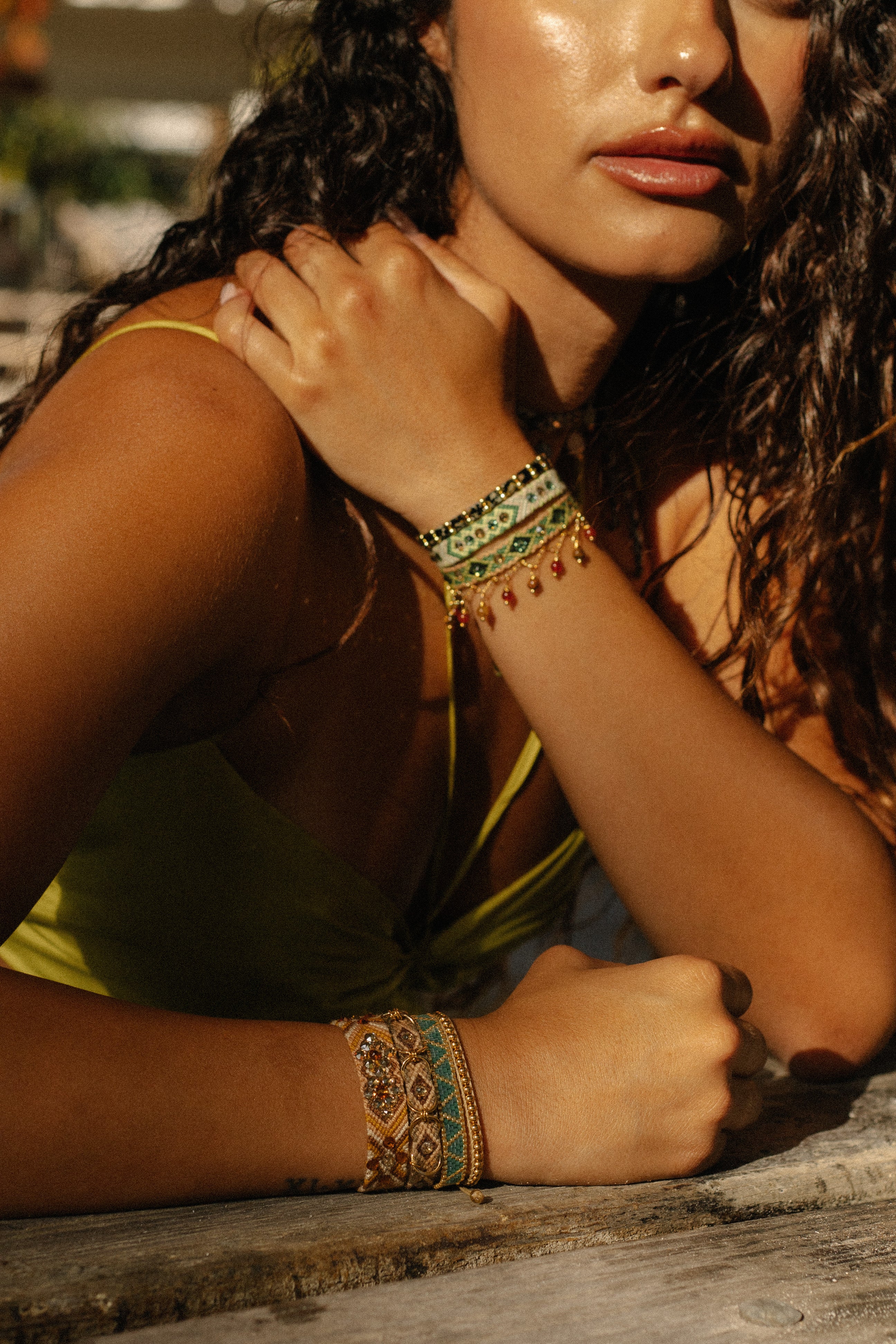 Free Spirit Bracelet - Nature Green