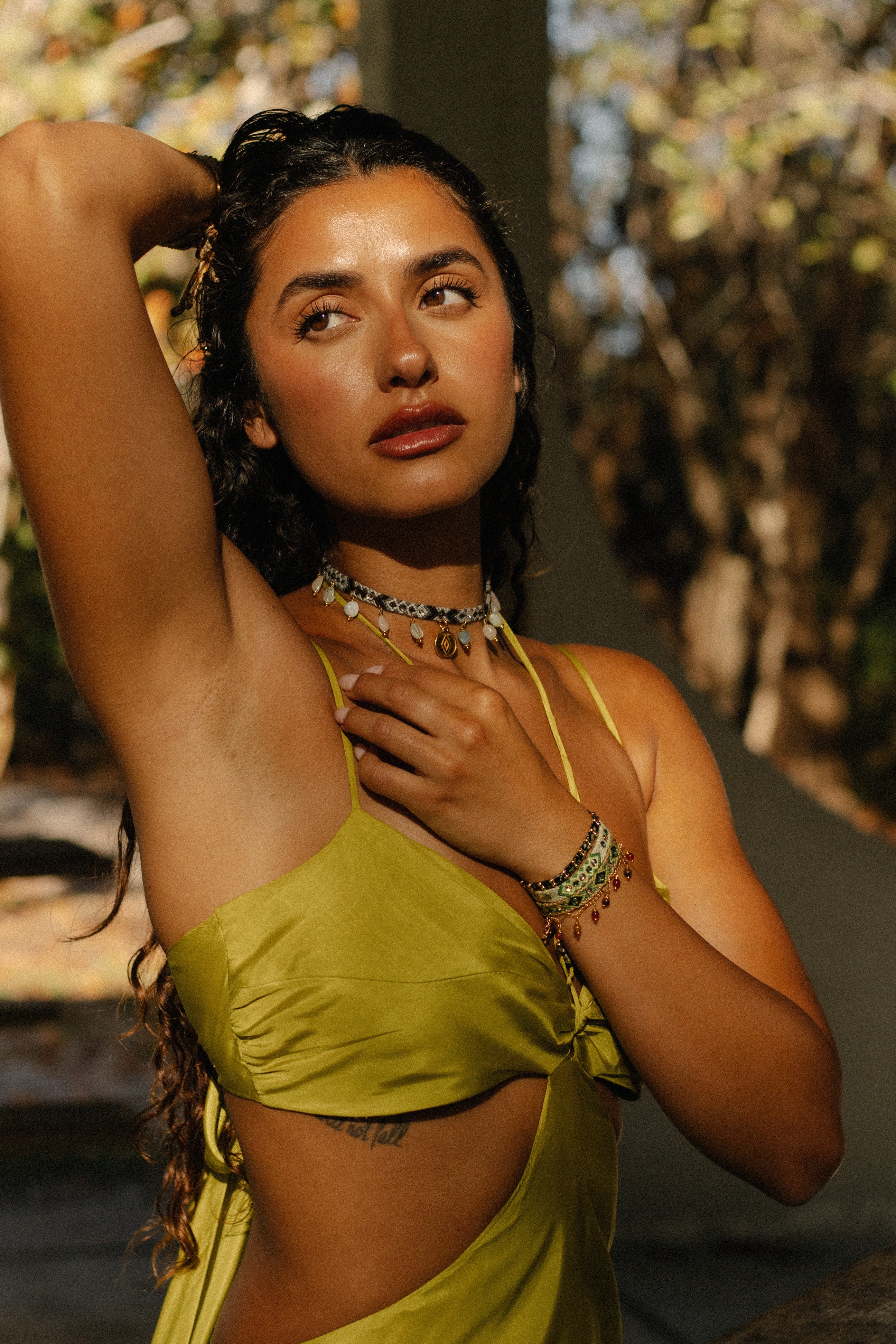 CHOKER WAYUU  Kalepsu - Greige