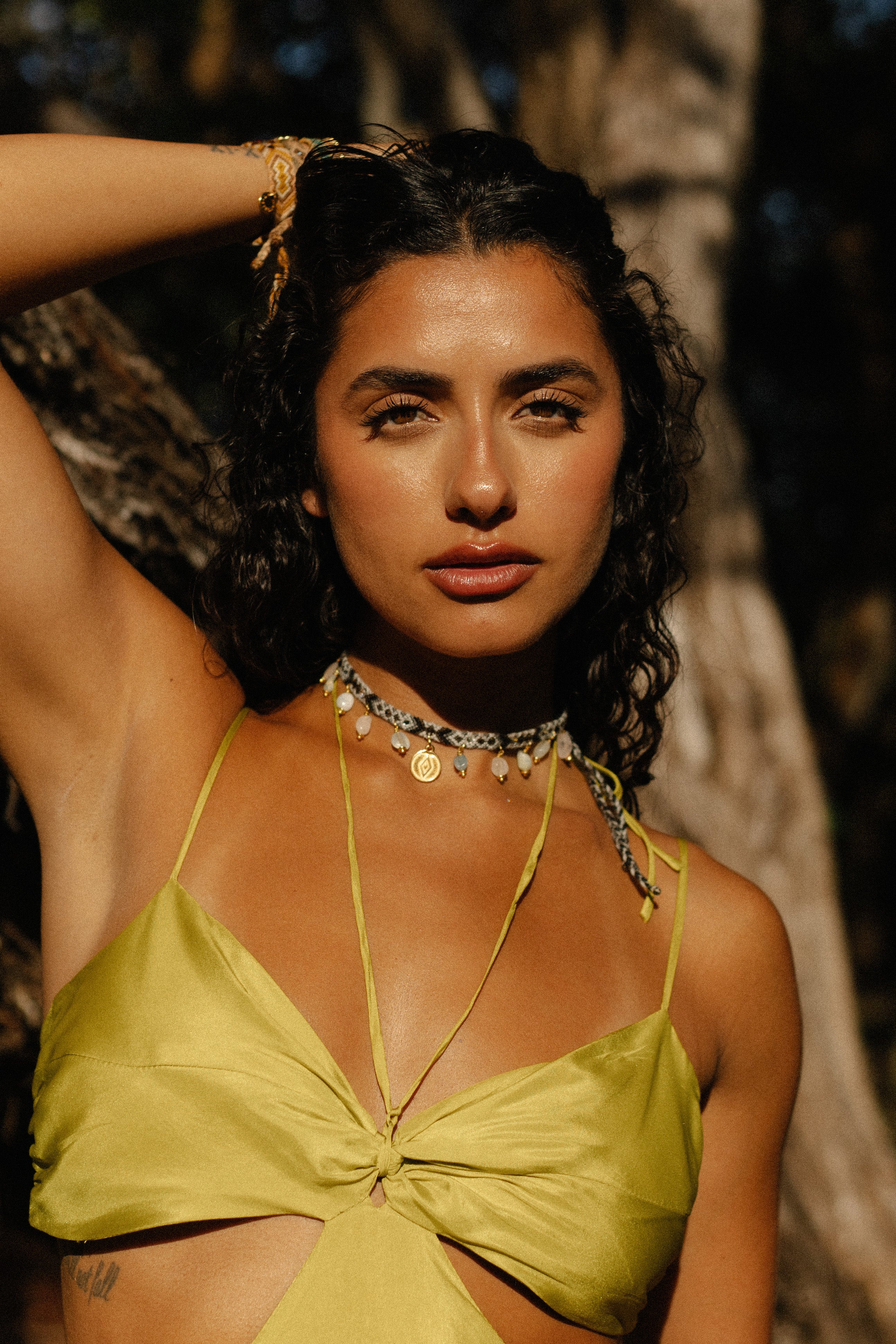 CHOKER WAYUU  Kalepsu - Greige