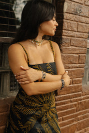 CHOKER WAYUU  Kalepsu - Nature Green