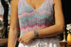 Lilac Multicolor Crop Top
