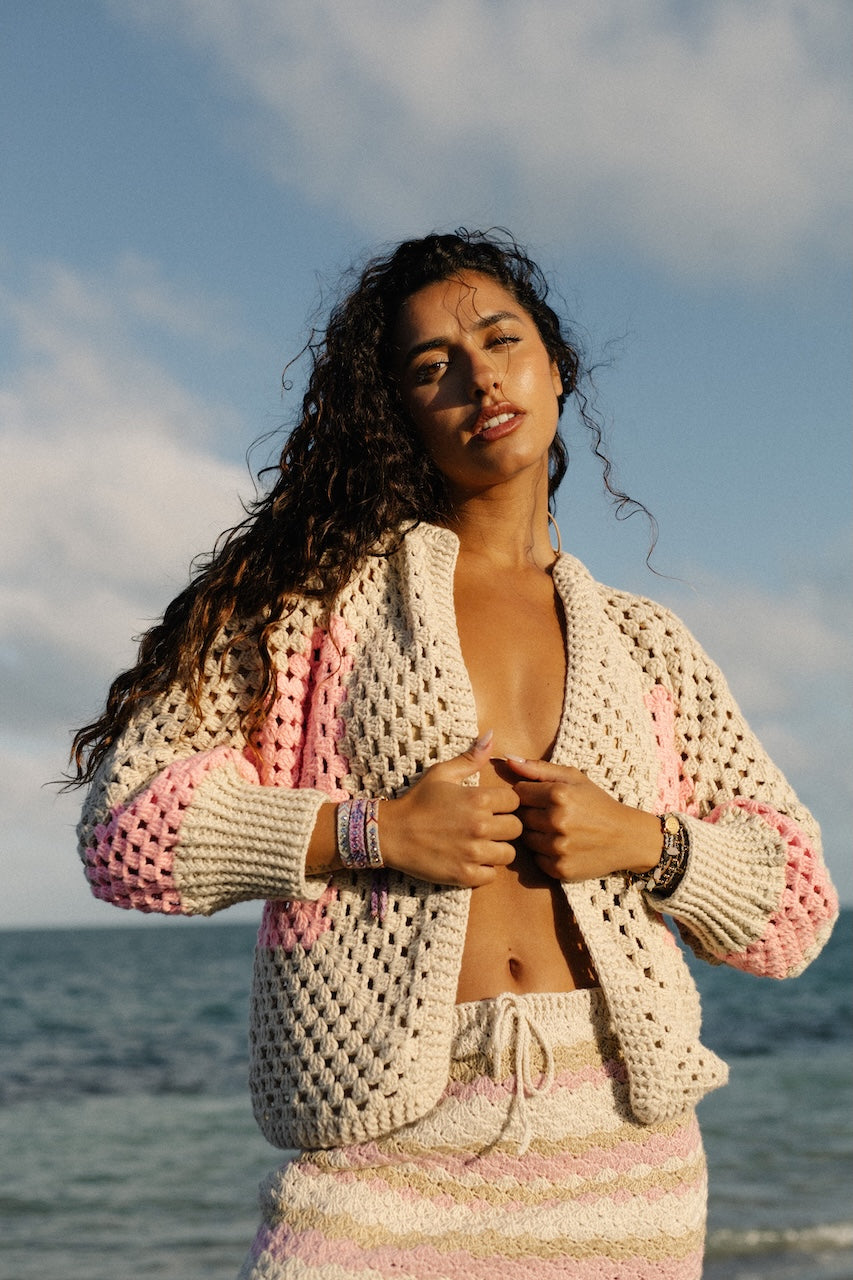 Hand Crochet Alma Cardigan - Adult