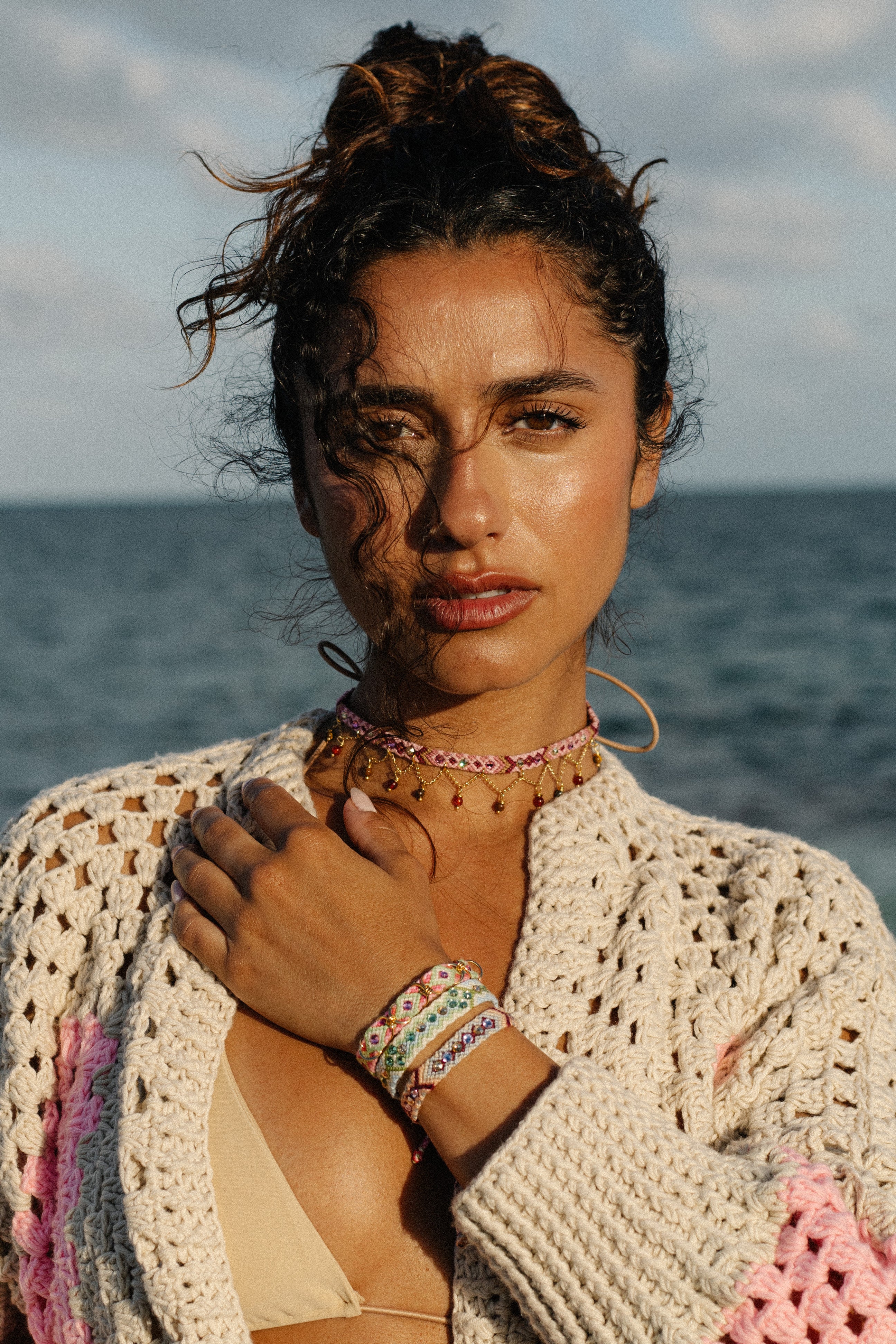 CHOKER WAYUU JOLOTSÜ - Pink Aura