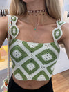 Top JOLOTSÜ  CROCHET - Emerald green