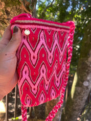 Makki Mini Wayuu Crossbody Bag - Red