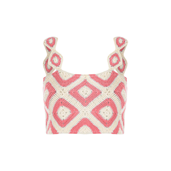 Top JOLOTSÜ CROCHET - ROSE