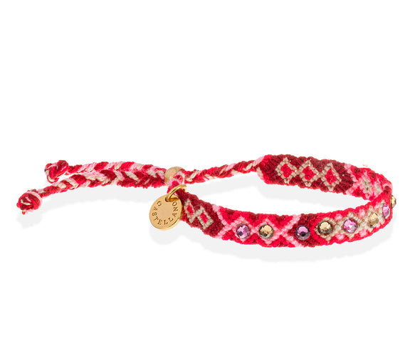 Wayuu Skinny bracelet- Red
