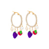 Iraca Fruits Earrings