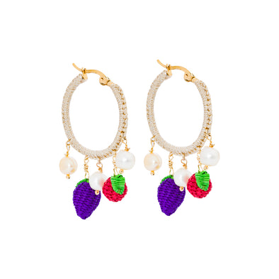 Iraca Fruits Earrings