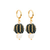 Iraca Earrings - Black