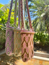 Makki Mini Wayuu Crossbody Bag - Geen Peach