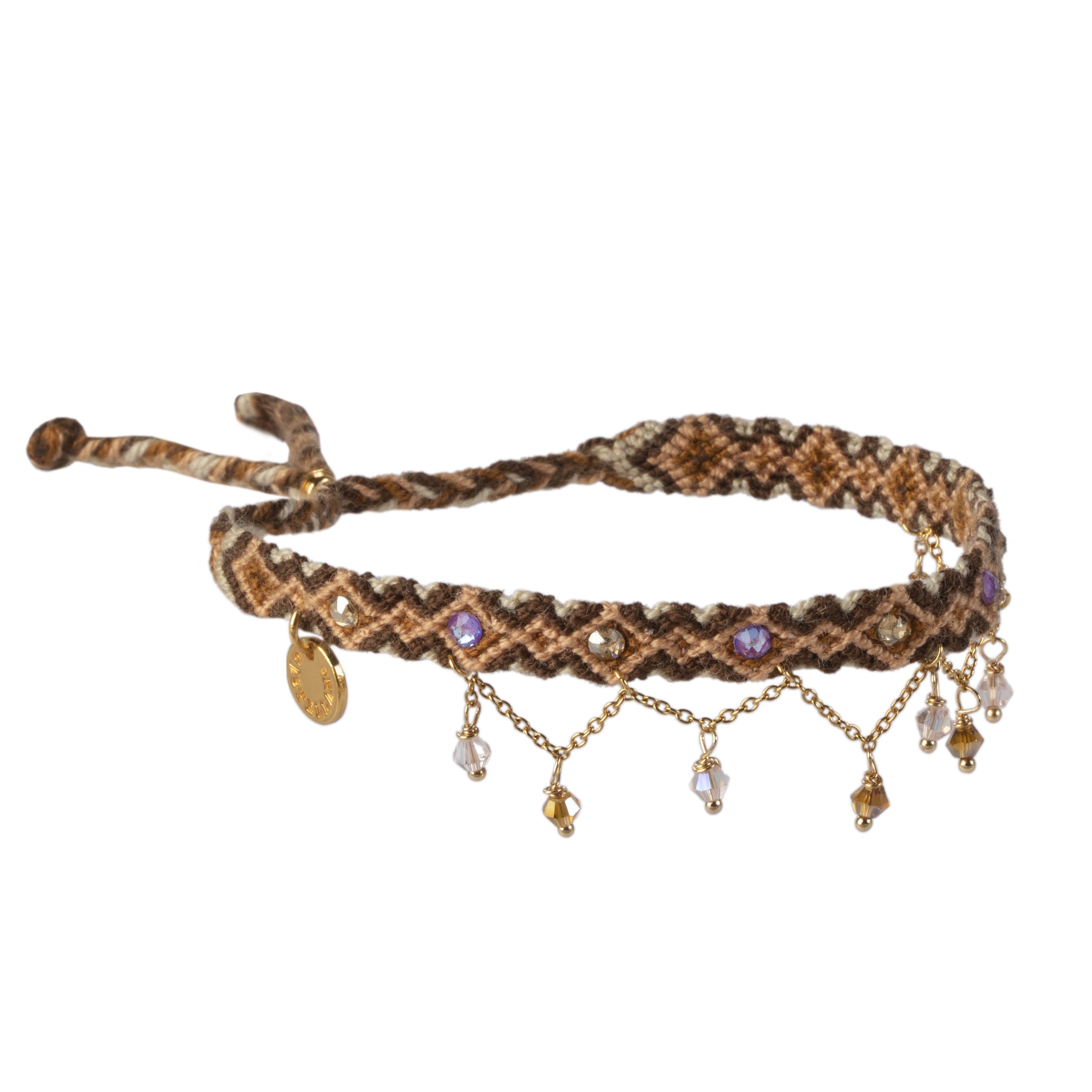 Wayuu Jolotsü Anklet - Brown