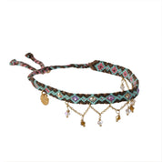 Wayuu Jolotsü Anklet - Blue / Brown