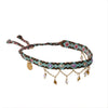 Wayuu Jolotsü Anklet - Blue / Brown