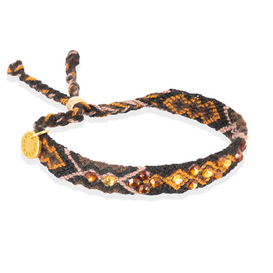 Be The Change - Friendship Bracelet - Black