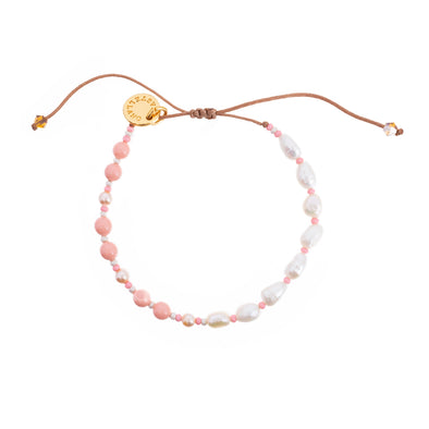 Pearls Bracelet  - Coral