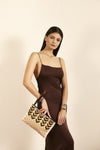 Wayuu Clutch - Kululu brown-baby pink