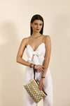 Wayuu Clutch - Kululu Yellow-Blue