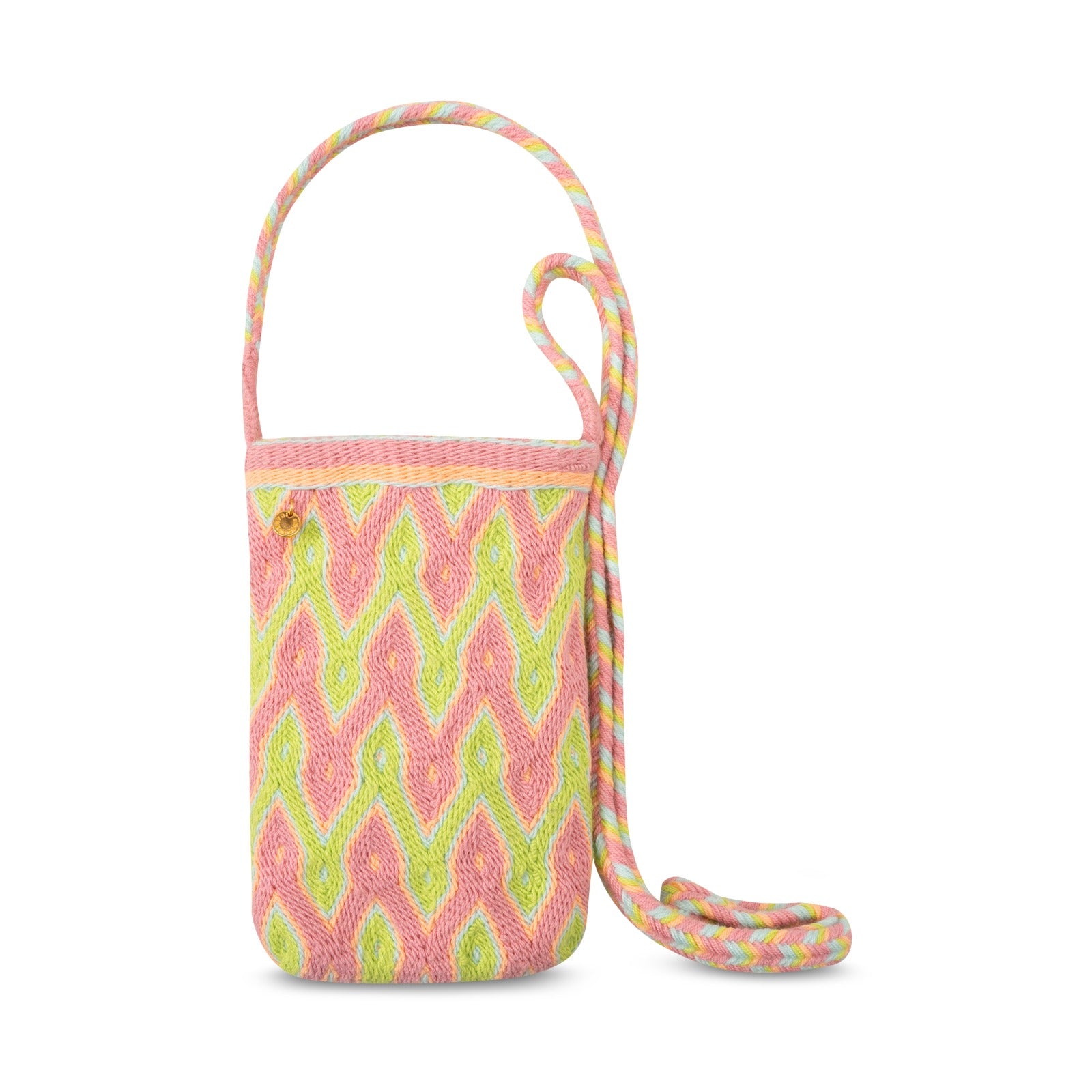 Makki Mini Wayuu Crossbody Bag - Lemon