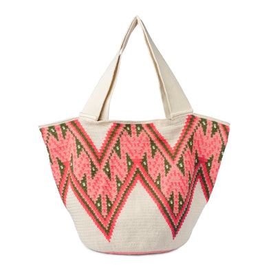 Maleiwa Tote Bag - Beige Pink (Pre order)