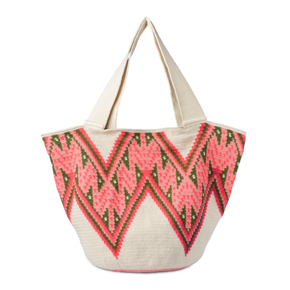 Maleiwa Tote Bag - Beige Pink (Pre order)