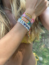 Wayuu Skinny bracelet - Aqua