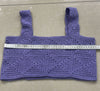 Top Makki unicolor Crochet - Lilac