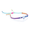 Macrame Swarovski Bracelet- Rainbow