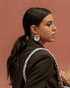 Wayuu Jolotsü Earrings - Purple