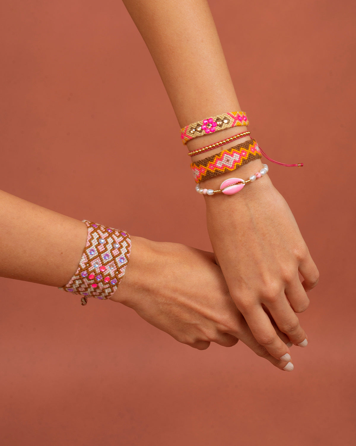 Girl Power Bracelet Rose Brown CASTELLANO