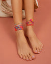 Wayuu Jolotsü Anklet - Orange