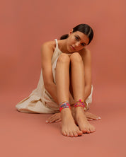 Wayuu Jolotsü Anklet - Orange