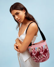 Bucket bag - Pink Butterfly