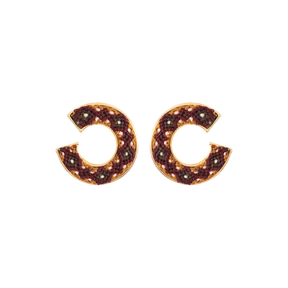 Wayuu Jolotsü Brown Earrings