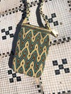 Makki Mini Wayuu Crossbody Bag - Beige/Blue