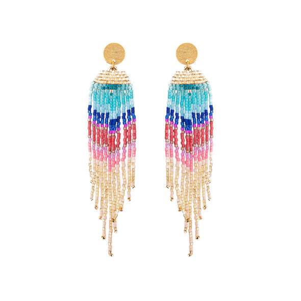 Rainbow earrings - Miyuki beads