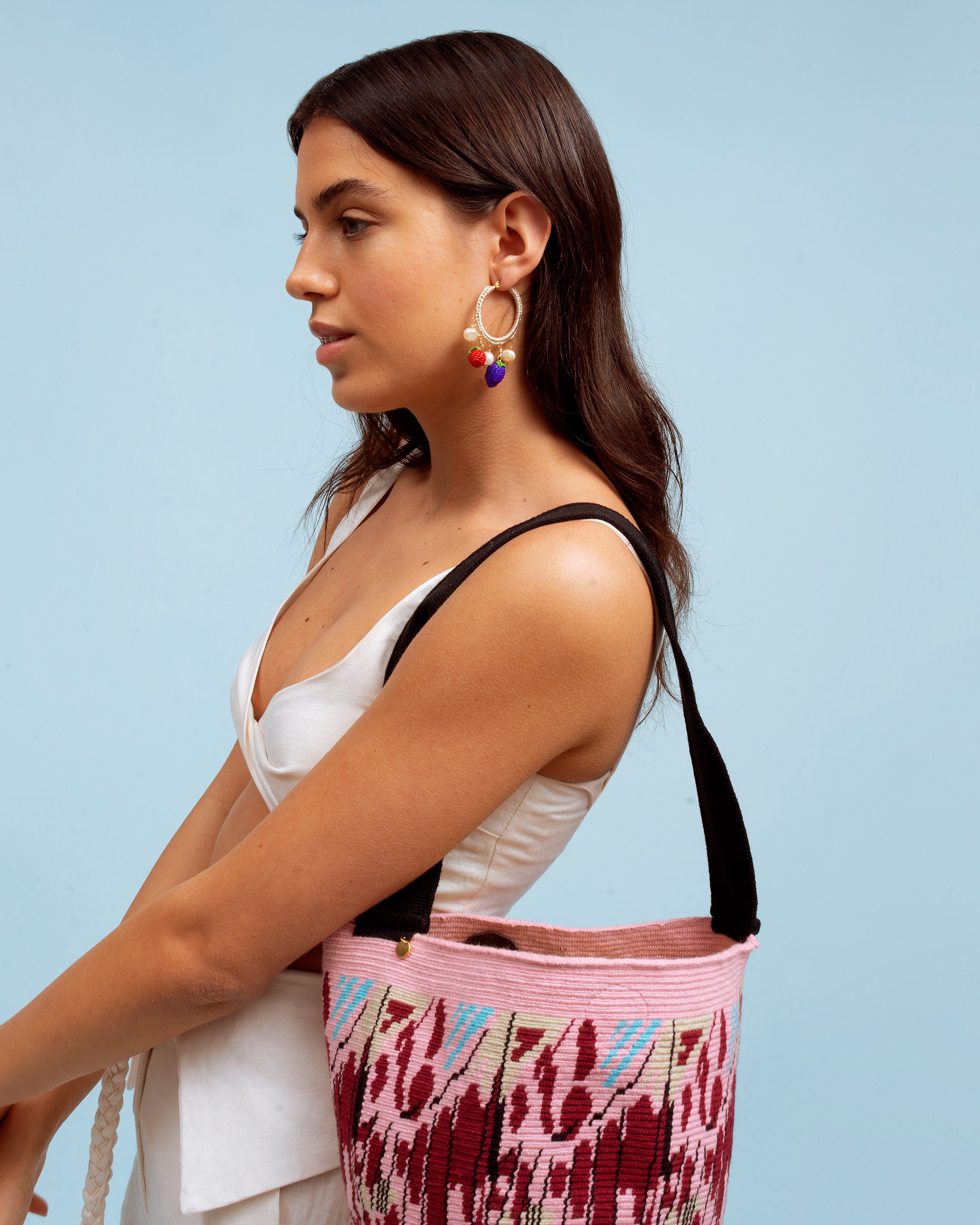 Bucket bag - Pink Butterfly
