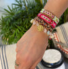 Wayuu Skinny bracelet- Red