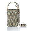 Makki Mini Wayuu Crossbody Bag - Beige/Blue