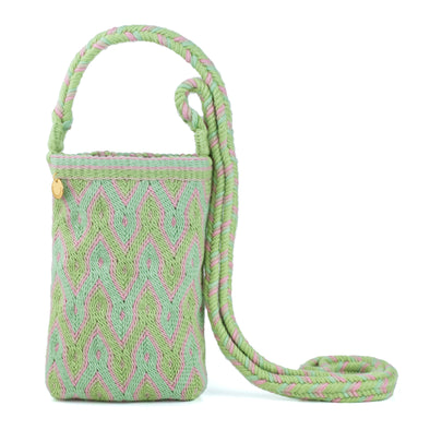 Makki Mini Wayuu Crossbody Bag - Geen Peach